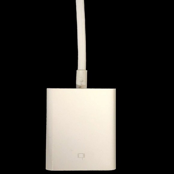 Apple A1307 Genuine Mini Display Port to VGA Adapter White MB572Z/B - Picture 2 of 7